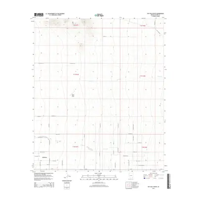 2014 Map of Pat Hills South, 2014 Print