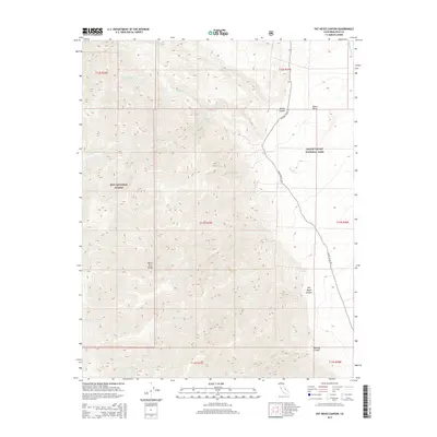 2015 Map of Pat Keyes Canyon, 2015 Print