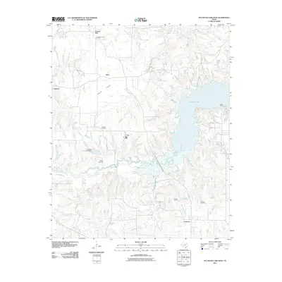 2011 Map of Pat Mayse Lake West, 2011 Print