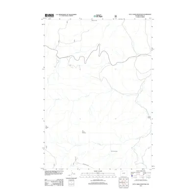 2012 Map of Pat O' Hara Mountain, 2012 Print