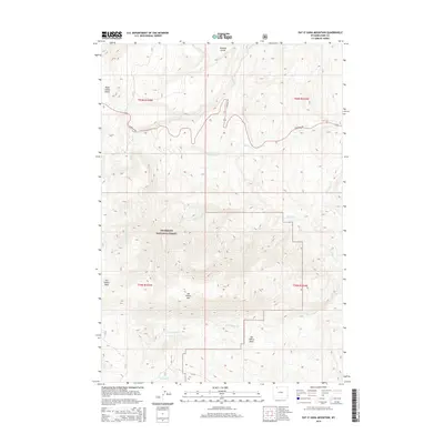2015 Map of Pat O' Hara Mountain, 2015 Print