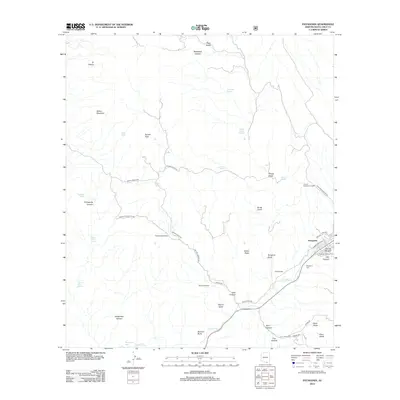 2012 Map of Patagonia, 2012 Print