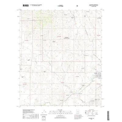 2018 Map of Patagonia, 2018 Print