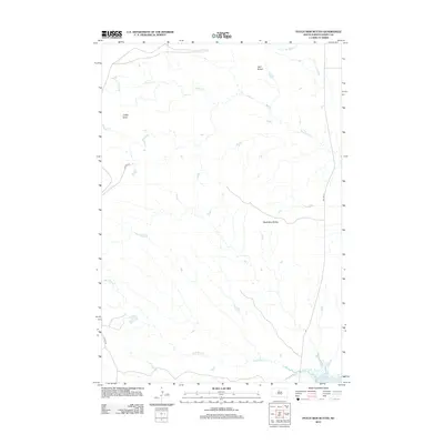 2012 Map of Patch Skin Buttes, 2012 Print