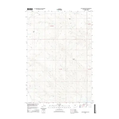 2015 Map of Patch Skin Buttes, 2015 Print