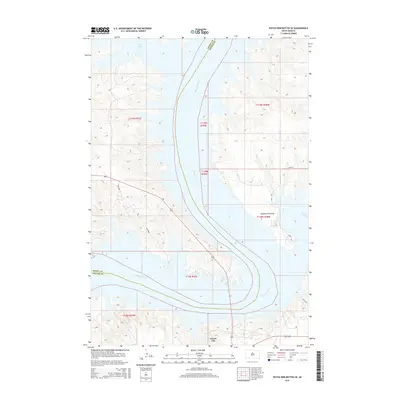 2015 Map of Patch Skin Buttes SE, 2015 Print