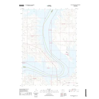 2017 Map of Patch Skin Buttes SE, 2017 Print