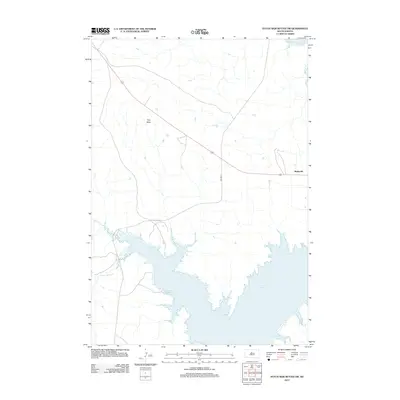 2012 Map of Patch Skin Buttes SW, 2012 Print