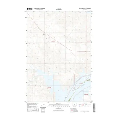 2015 Map of Patch Skin Buttes SW, 2015 Print