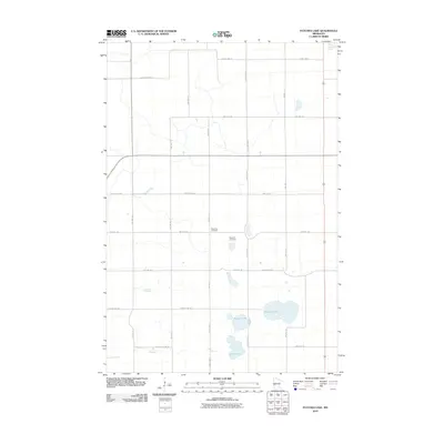 2010 Map of Patchen Lake, 2010 Print