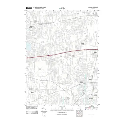 2010 Map of Patchogue, 2010 Print