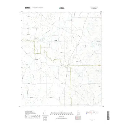 2020 Map of Pateville, 2020 Print