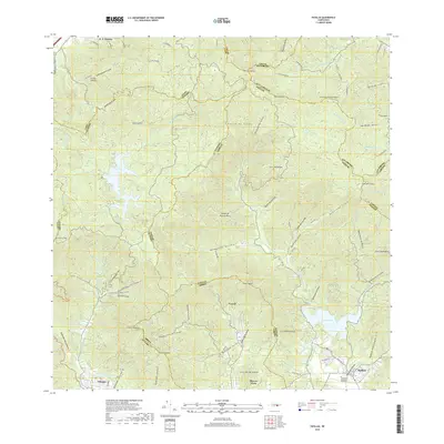 2018 Map of Patillas, 2018 Print