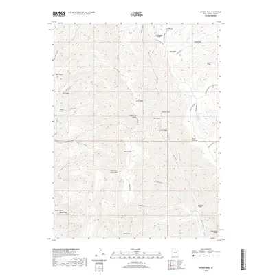 2020 Map of Patmos Head, 2020 Print