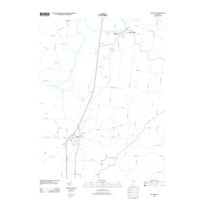 2013 Map of Patoka, 2013 Print