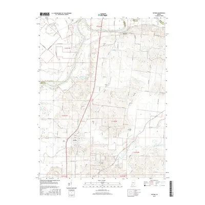 2016 Map of Patoka, 2016 Print