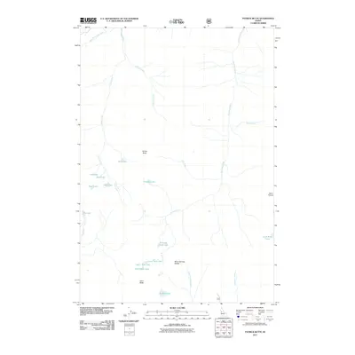 2011 Map of Patrick Butte, 2011 Print