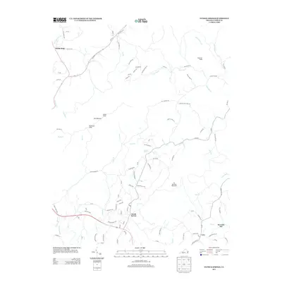 2013 Map of Patrick Springs, 2013 Print