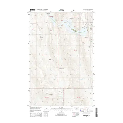 2014 Map of Patricks Basin, 2014 Print