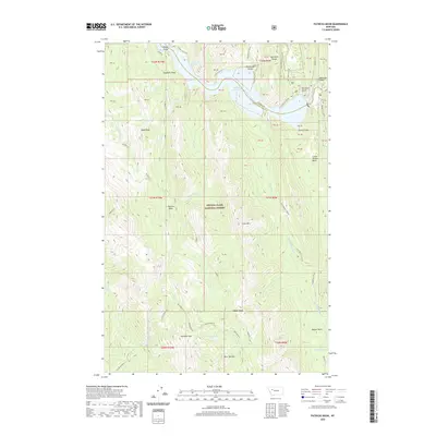 2020 Map of Patricks Basin, 2020 Print