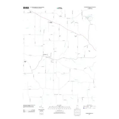 2013 Map of Patricksburg, 2013 Print