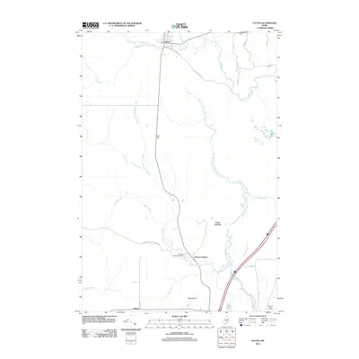 2011 Map of Patten, 2011 Print
