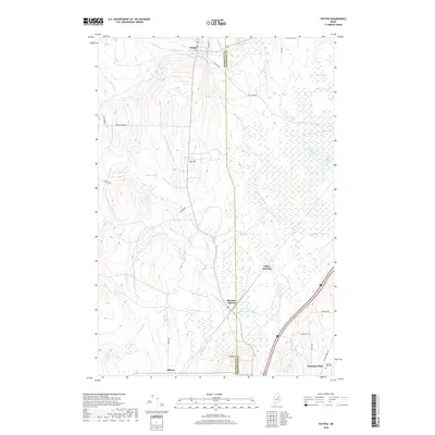 2018 Map of Patten, 2018 Print