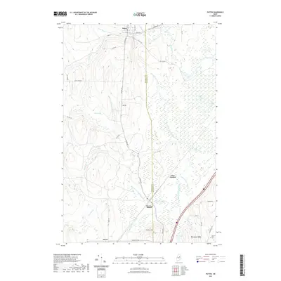 2021 Map of Patten, 2021 Print