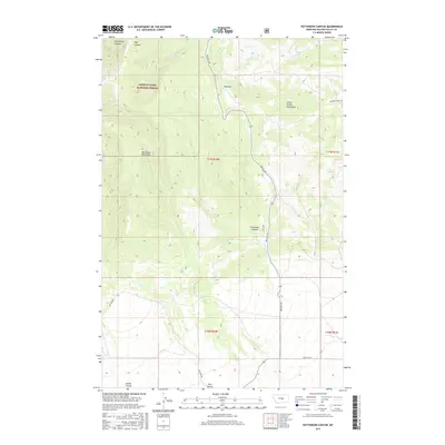 2017 Map of Patterson Canyon, 2017 Print