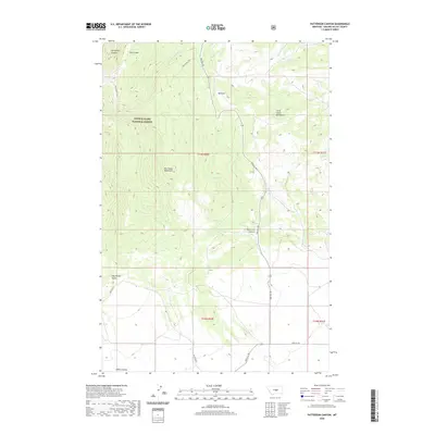 2020 Map of Patterson Canyon, 2020 Print
