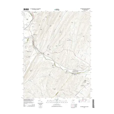 2014 Map of Patterson Creek, 2014 Print