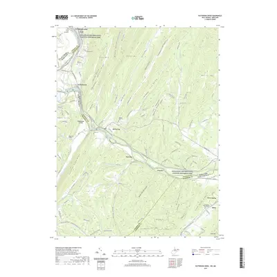 2019 Map of Patterson Creek, 2019 Print