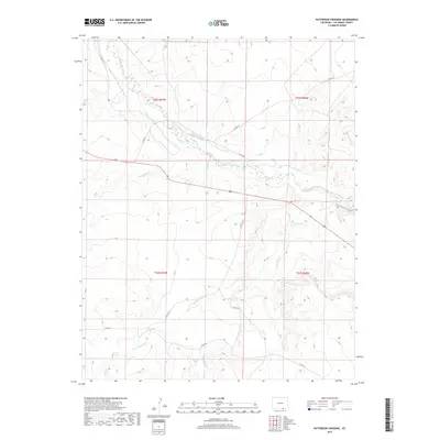 2019 Map of Patterson Crossing, 2019 Print