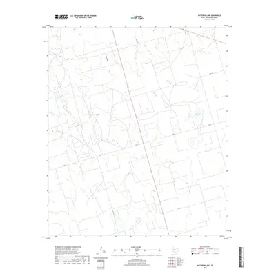 2019 Map of Patterson Lake, 2019 Print