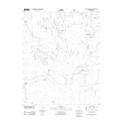 2012 Map of Patterson Mountain, 2012 Print
