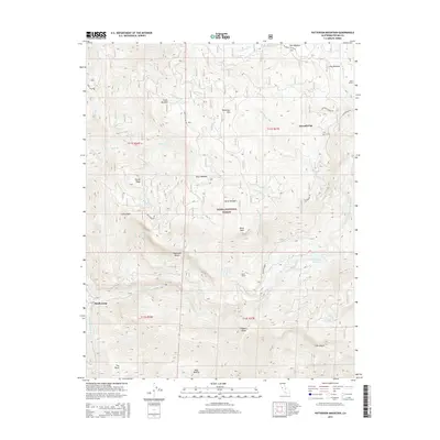2015 Map of Patterson Mountain, 2015 Print