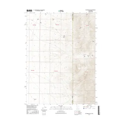 2017 Map of Patterson Pass, 2017 Print