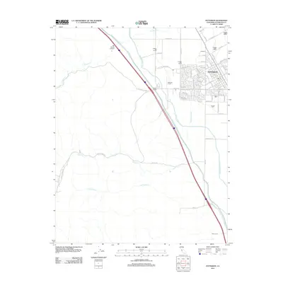 2012 Map of Patterson, 2012 Print