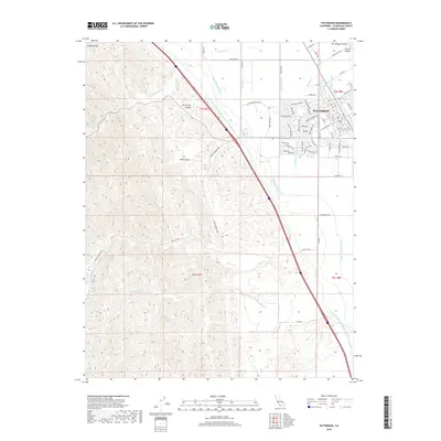 2018 Map of Patterson, 2018 Print