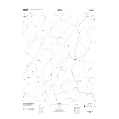 2013 Map of Pattie Gap, 2013 Print
