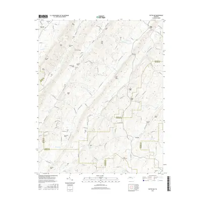 2016 Map of Pattie Gap, 2016 Print