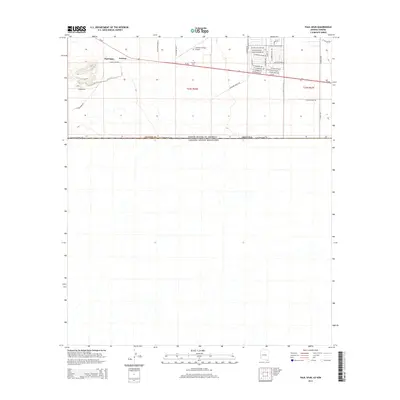 2014 Map of Paul Spur, 2014 Print
