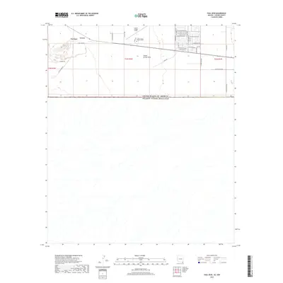 2018 Map of Paul Spur, 2018 Print