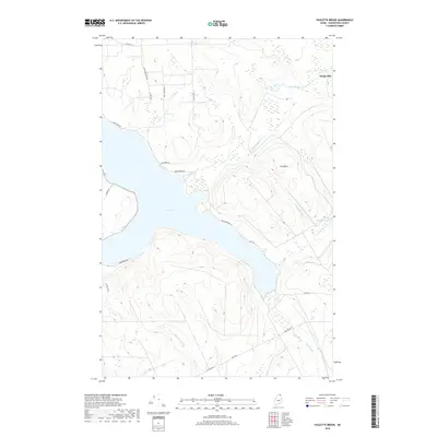 2018 Map of Paulette Brook, 2018 Print