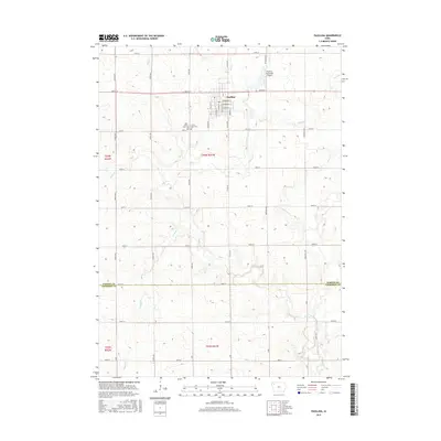 2015 Map of Paullina, 2015 Print