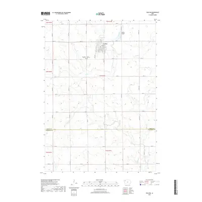 2018 Map of Paullina, 2018 Print