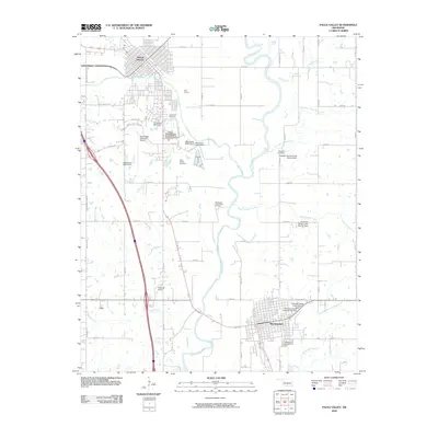 2009 Map of Pauls Valley, 2009 Print