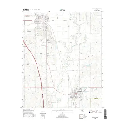2016 Map of Pauls Valley, 2016 Print