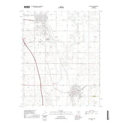 2018 Map of Pauls Valley, 2018 Print