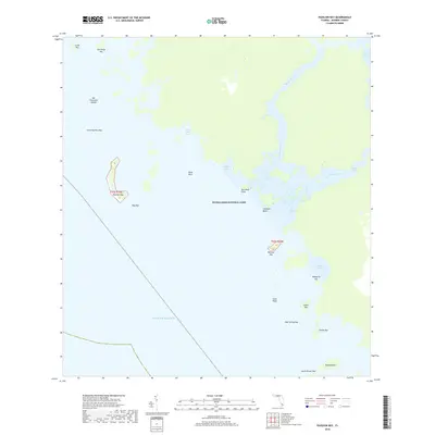 2018 Map of Pavilion Key, 2018 Print